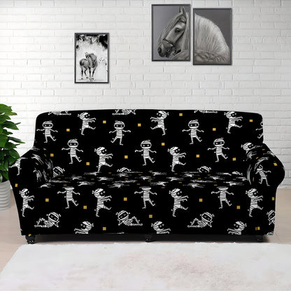 Cute Mummy Pattern Print Sofa Cover