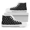 Cute Mummy Pattern Print White High Top Sneakers