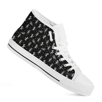 Cute Mummy Pattern Print White High Top Shoes