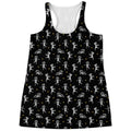 Cute Mummy Pattern Print Women's Racerback Tank Top