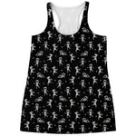 Cute Mummy Pattern Print Women's Racerback Tank Top