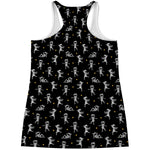 Cute Mummy Pattern Print Women's Racerback Tank Top