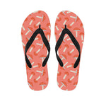 Cute Mushroom Pattern Print Flip Flops