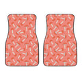 Cute Mushroom Pattern Print Front Car Floor Mats