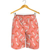 Cute Mushroom Pattern Print Men's Shorts