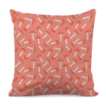 Cute Mushroom Pattern Print Pillow Cover