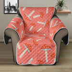 Cute Mushroom Pattern Print Recliner Protector