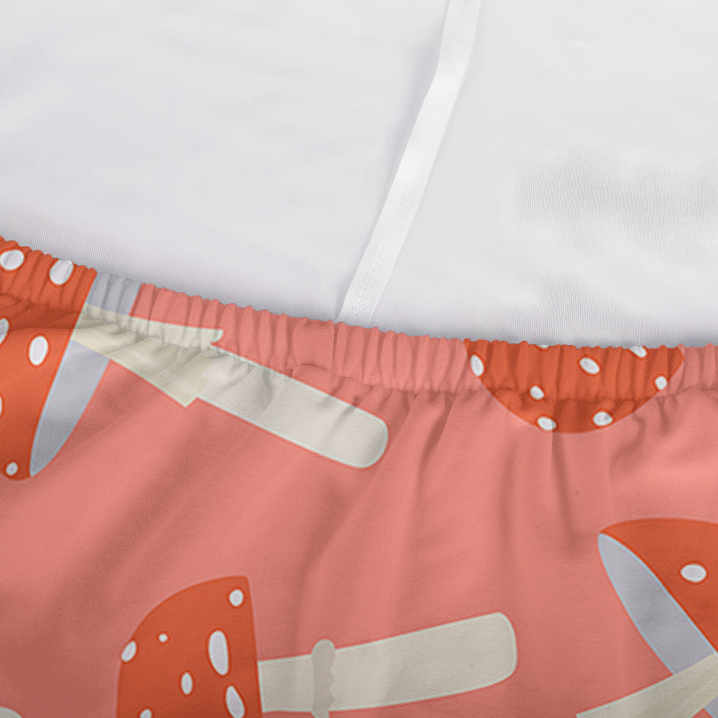 Cute Mushroom Pattern Print Sofa Cover
