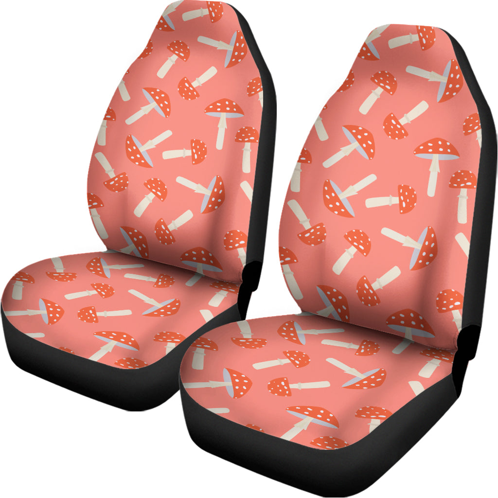 Cute Mushroom Pattern Print Universal Fit Car Seat Covers