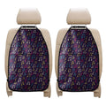Cute Music Notes Pattern Print Car Seat Organizers