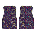 Cute Music Notes Pattern Print Front Car Floor Mats