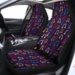 Cute Music Notes Pattern Print Universal Fit Car Seat Covers