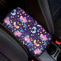Cute Night Star Unicorn Pattern Print Car Center Console Cover