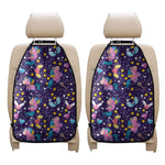 Cute Night Star Unicorn Pattern Print Car Seat Organizers