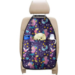 Cute Night Star Unicorn Pattern Print Car Seat Organizers