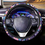 Cute Night Star Unicorn Pattern Print Car Steering Wheel Cover