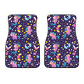 Cute Night Star Unicorn Pattern Print Front Car Floor Mats