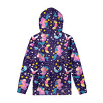 Cute Night Star Unicorn Pattern Print Pullover Hoodie
