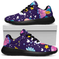 Cute Night Star Unicorn Pattern Print Walking Shoes