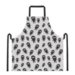 Cute Ninja Pattern Print Apron
