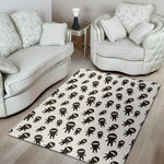 Cute Ninja Pattern Print Area Rug