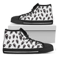 Cute Ninja Pattern Print Black High Top Sneakers