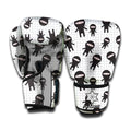 Cute Ninja Pattern Print Boxing Gloves