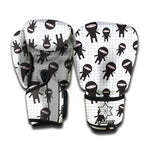 Cute Ninja Pattern Print Boxing Gloves