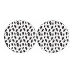 Cute Ninja Pattern Print Car Coasters