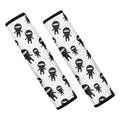 Cute Ninja Pattern Print Car Seat Belt Covers