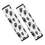 Cute Ninja Pattern Print Car Seat Belt Covers