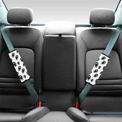 Cute Ninja Pattern Print Car Seat Belt Covers