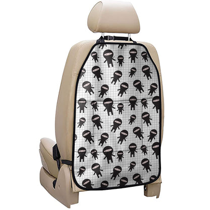 Cute Ninja Pattern Print Car Seat Organizers