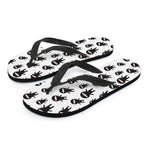 Cute Ninja Pattern Print Flip Flops