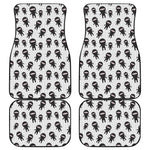 Cute Ninja Pattern Print Front and Back Car Floor Mats