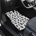 Cute Ninja Pattern Print Front and Back Car Floor Mats