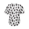 Cute Ninja Pattern Print Men's Baseball Jersey