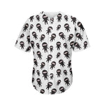 Cute Ninja Pattern Print Men's Baseball Jersey