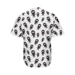 Cute Ninja Pattern Print Men's Baseball Jersey