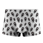 Cute Ninja Pattern Print Men's Boxer Briefs