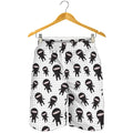 Cute Ninja Pattern Print Men's Shorts