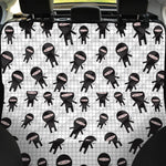 Cute Ninja Pattern Print Pet Car Back Seat Cover