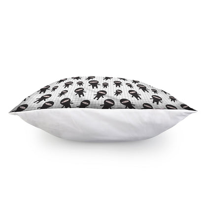 Cute Ninja Pattern Print Pillow Cover