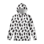 Cute Ninja Pattern Print Pullover Hoodie