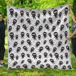 Cute Ninja Pattern Print Quilt