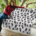 Cute Ninja Pattern Print Quilt