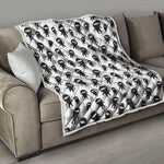Cute Ninja Pattern Print Quilt