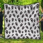 Cute Ninja Pattern Print Quilt
