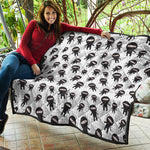Cute Ninja Pattern Print Quilt
