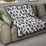 Cute Ninja Pattern Print Quilt